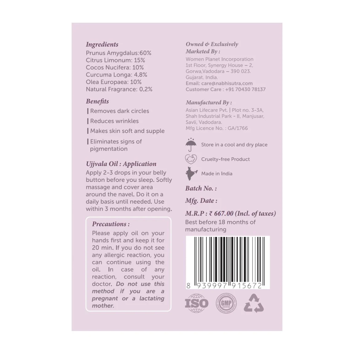 Sensational Skin Care - Belly Button Oil - Image 8