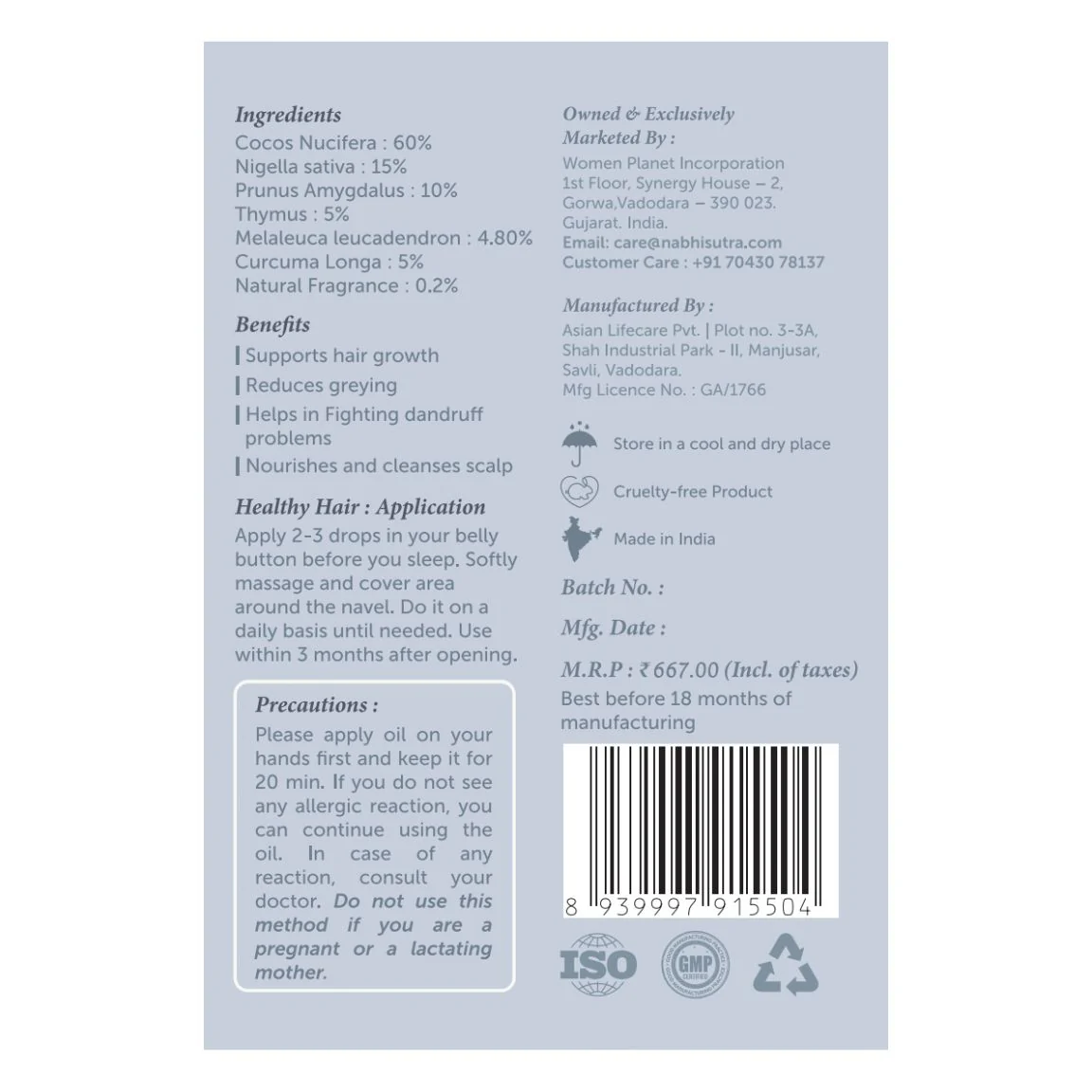 Healthy Hair Care - Belly Button Oil - Image 8